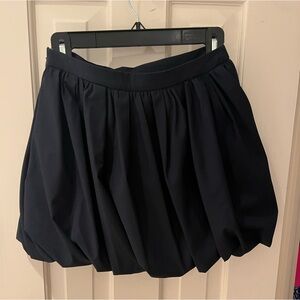 Navy blue Zara bubble skirt